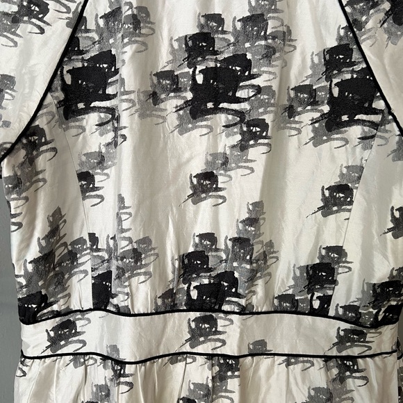 Elegant Black and White Dress - Picture 3 of 10